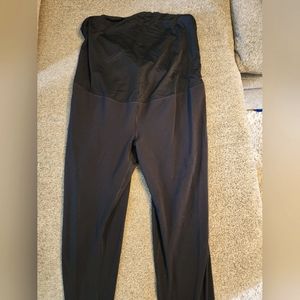Black maternity leggings